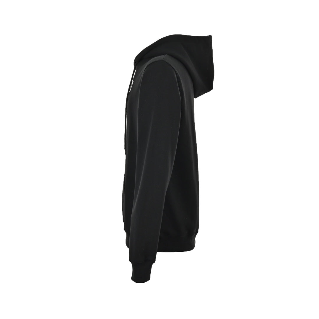 Kapuzenpullover mit silbernem Logo-Stickerei