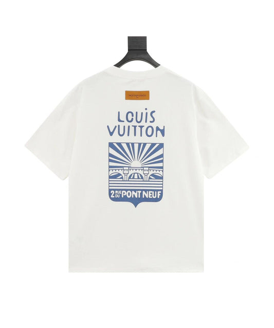 T-Shirt mit Buchstabengrafik auf der Rückseite