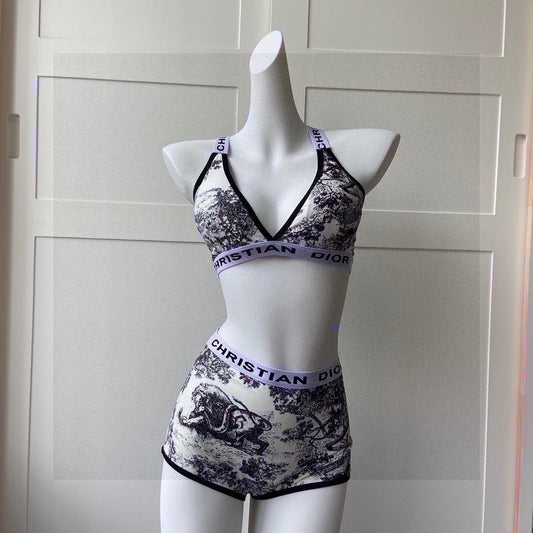 maillot de bain tankini imprimé zoo