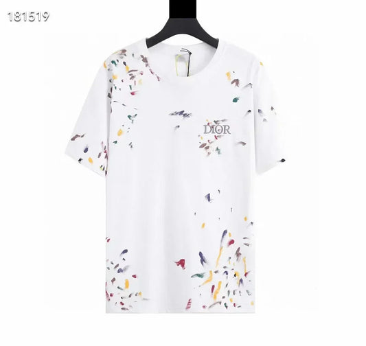 24FW T-Shirt mit Farbdruck