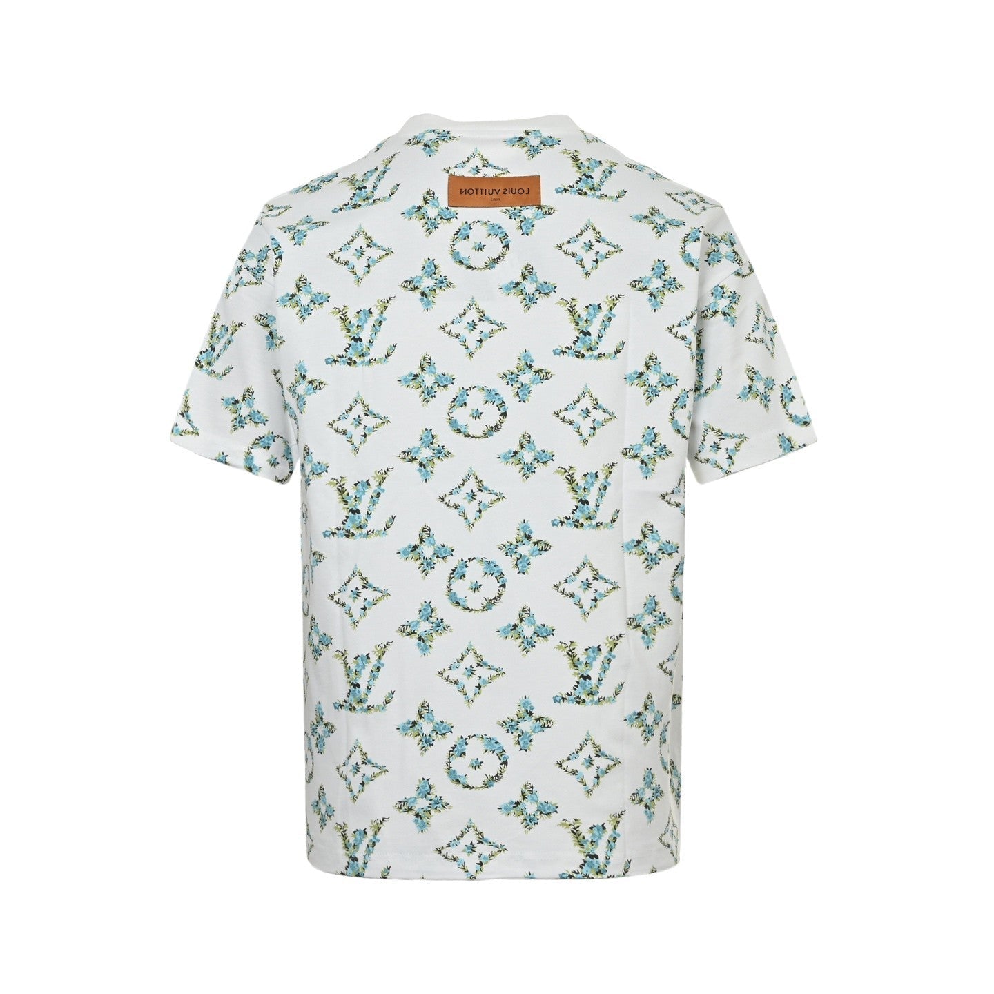 Botanical Monogram Print Oversized Tee