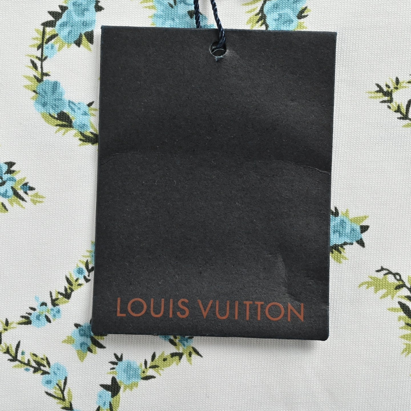 Botanical Monogram Print Oversized Tee
