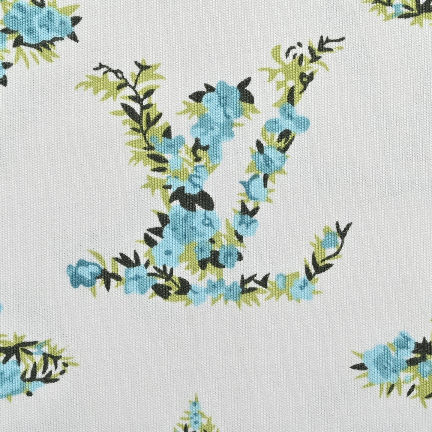 Botanical Monogram Print Oversized Tee