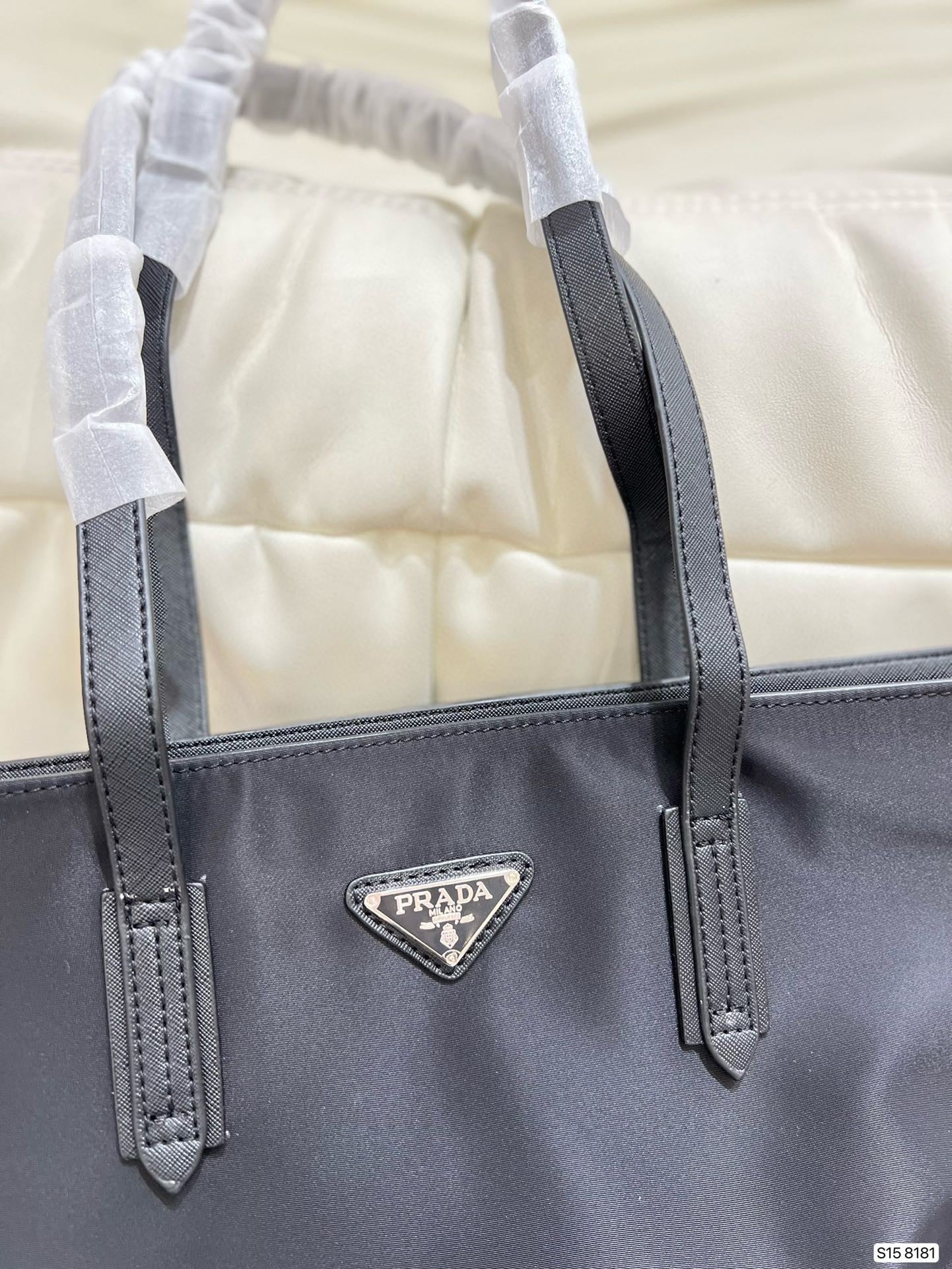 Black Nylon Tote with Detachable Organizer Set