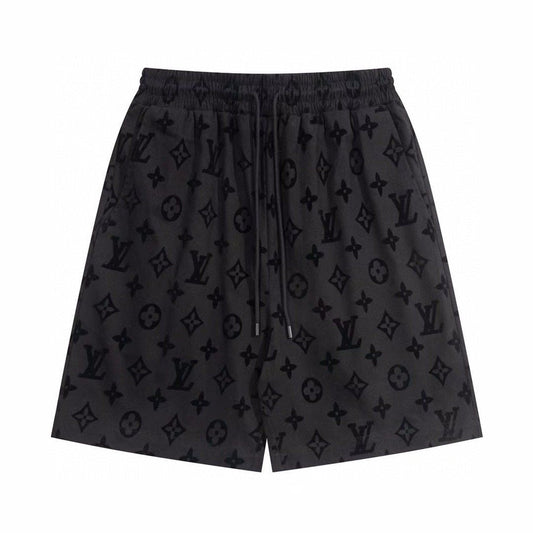 Short à imprimé logo foncé sur toute la surface