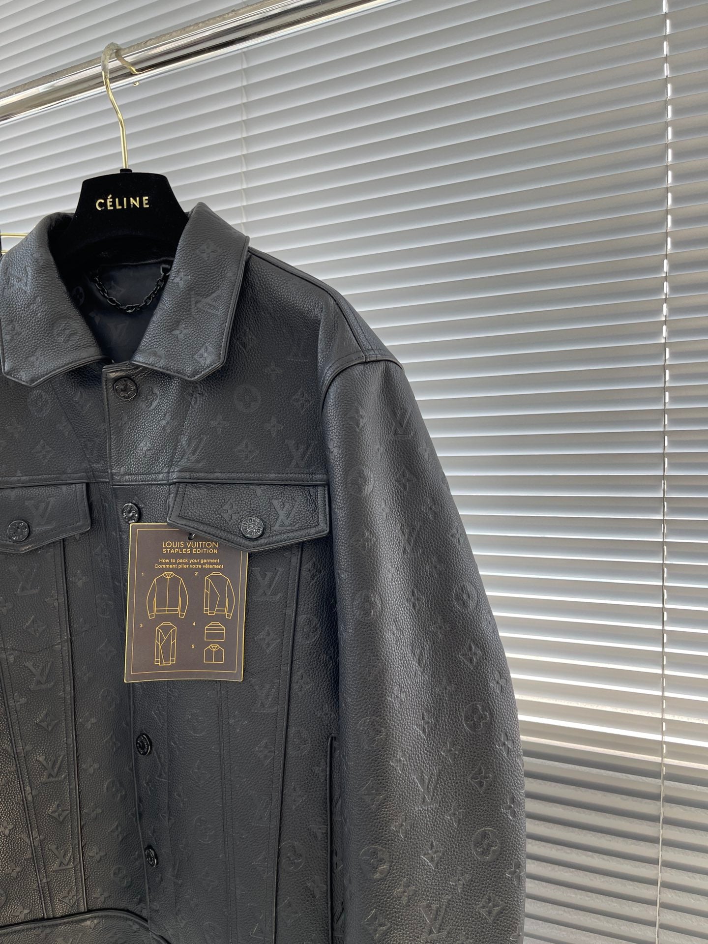Veste en cuir automne et hiver 