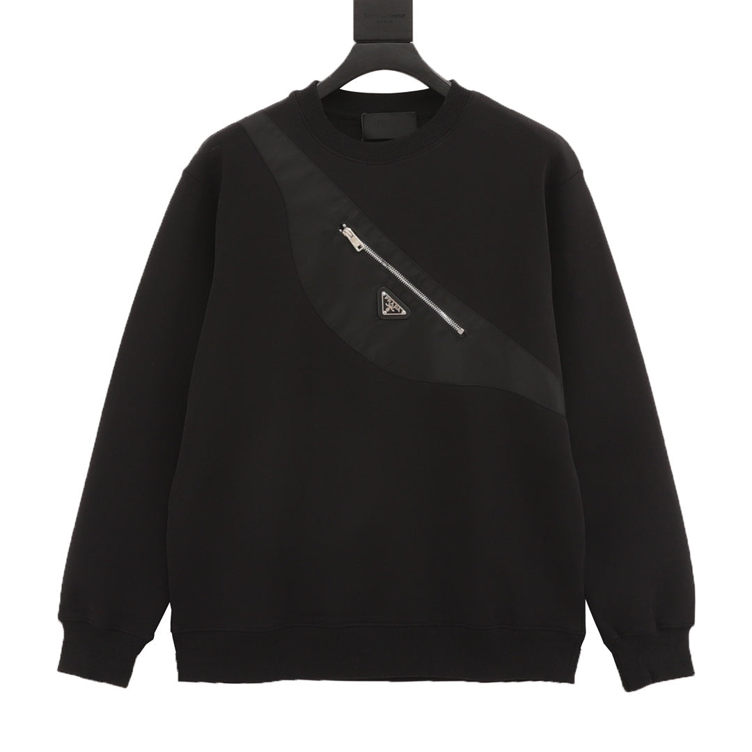 Rucksack-Sweatshirt mit Rundhalsausschnitt