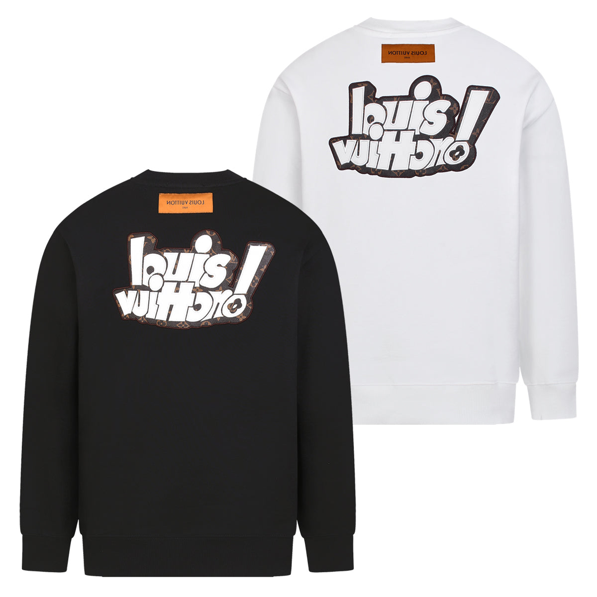 Sweatshirt mit dickem Plattenstickerei-Prozess