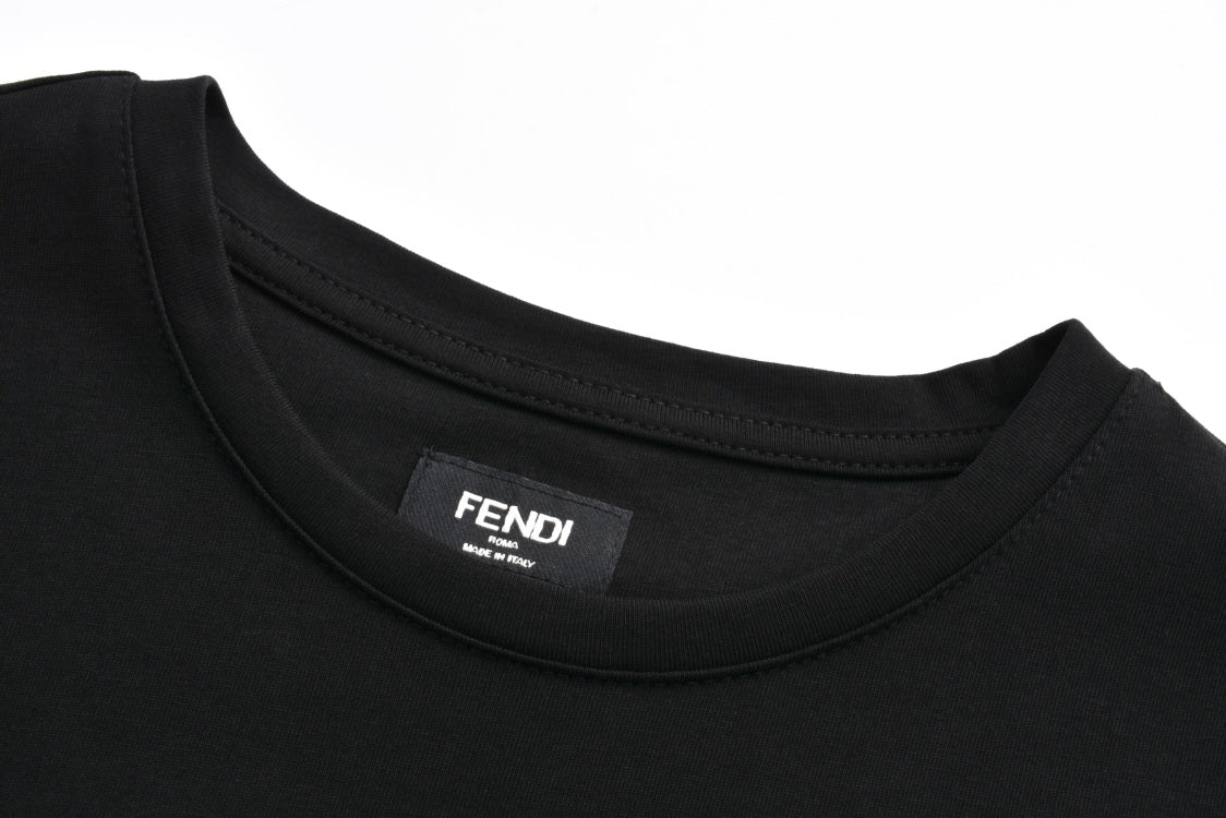 T-shirt avec patch en daim
