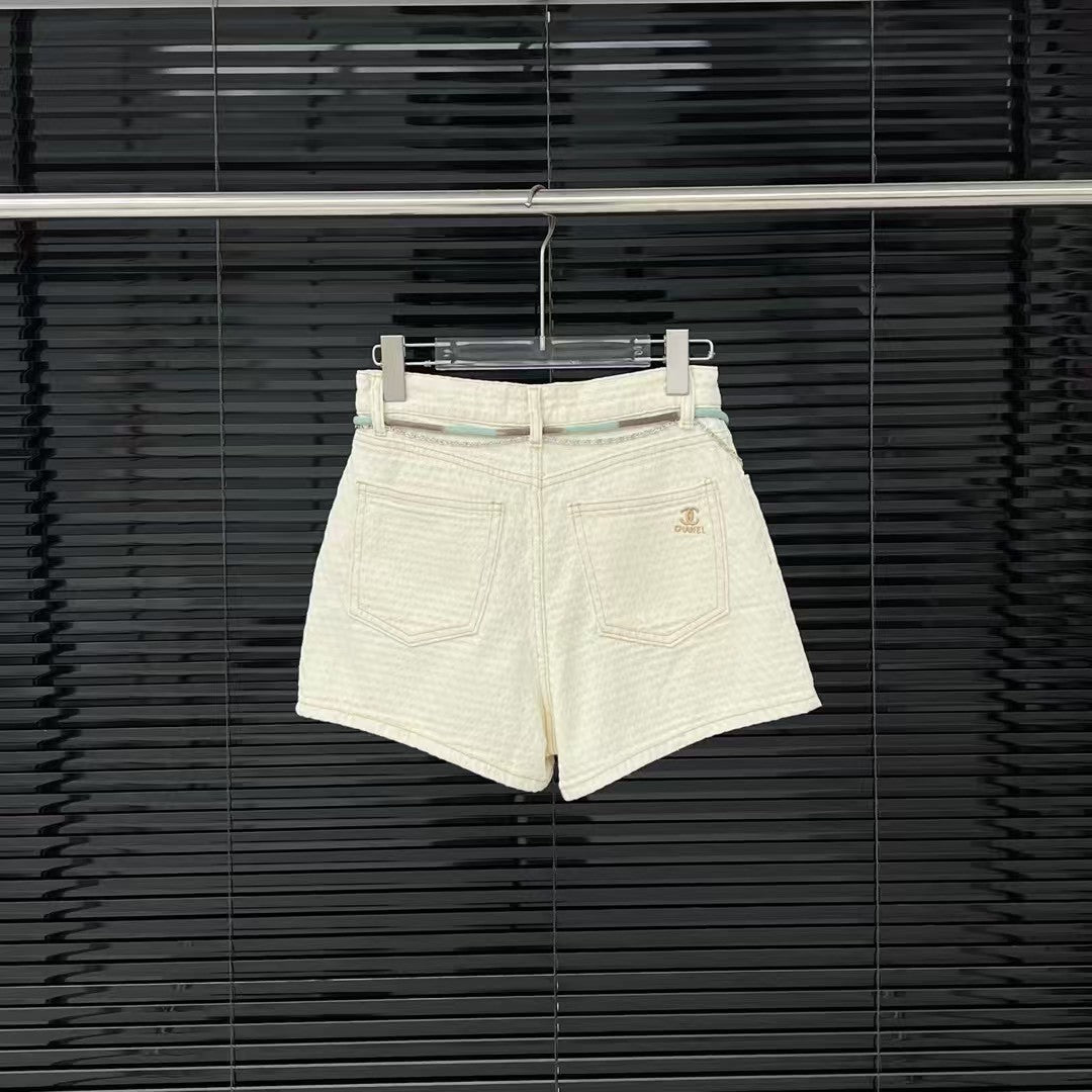 Jacquard-Shorts aus geflochtenem Seil