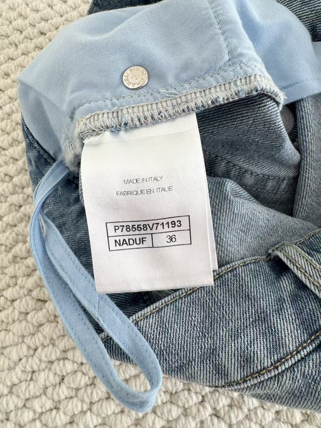 2025 Sommer Neue Ankunft Kleine Duft Coco Bestickte Denim Shorts SML