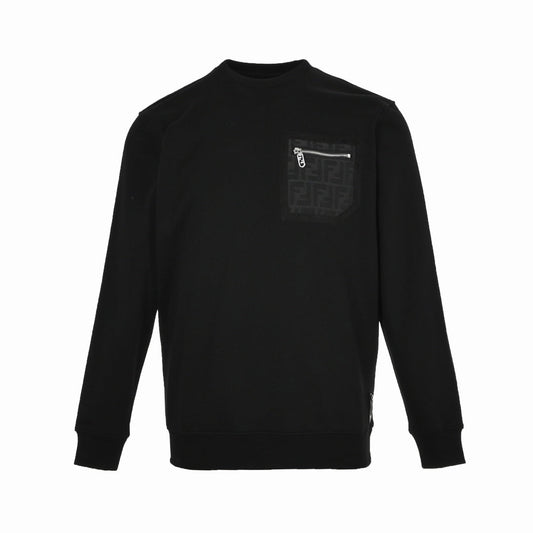 Sweat-shirt avec poche zippée sur la poitrine