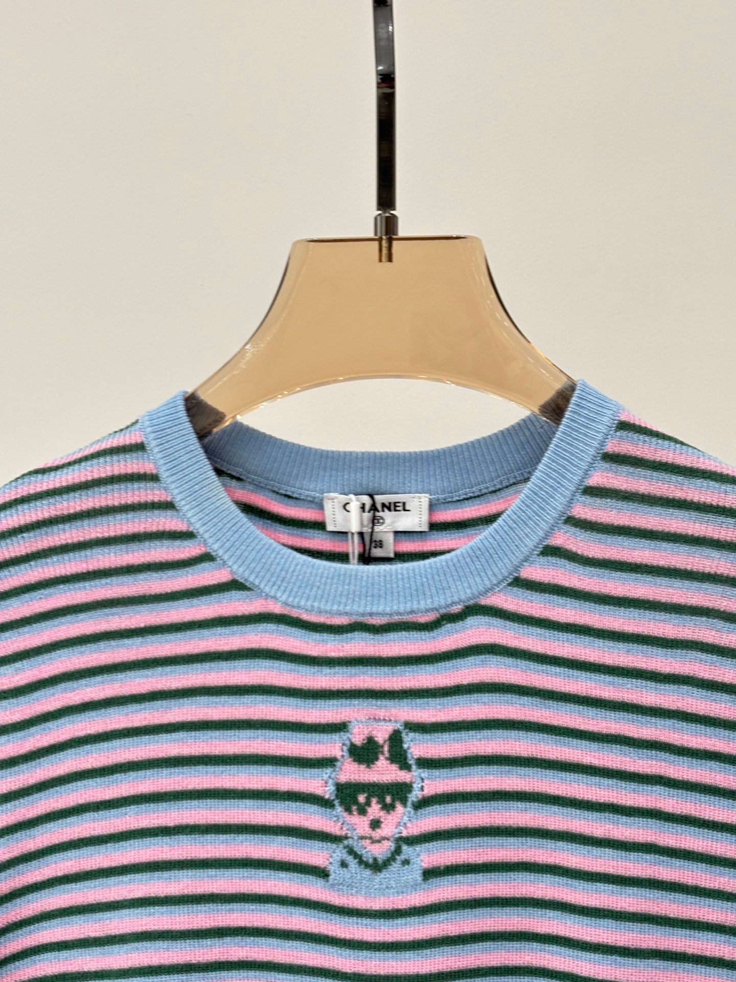 Contrast color casual knitted long sleeves