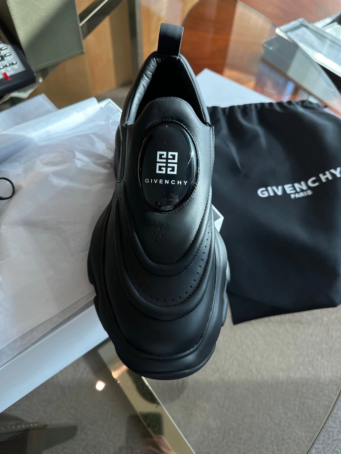🔥🔥24FW NOUVELLES baskets décontractées GVC entièrement noires 