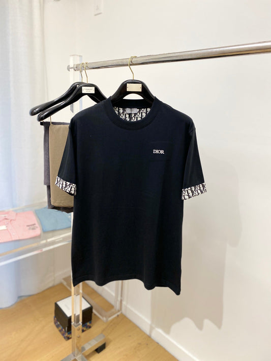 24SS klassisches, bedrucktes Logo, kurze Ärmel