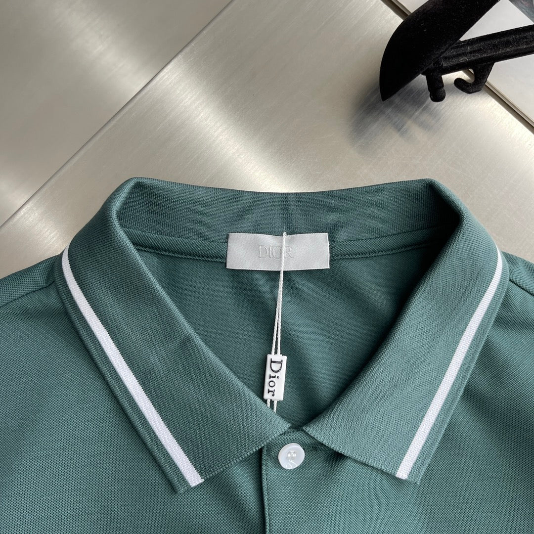 Polo classique brodé à manches courtes 24SS
