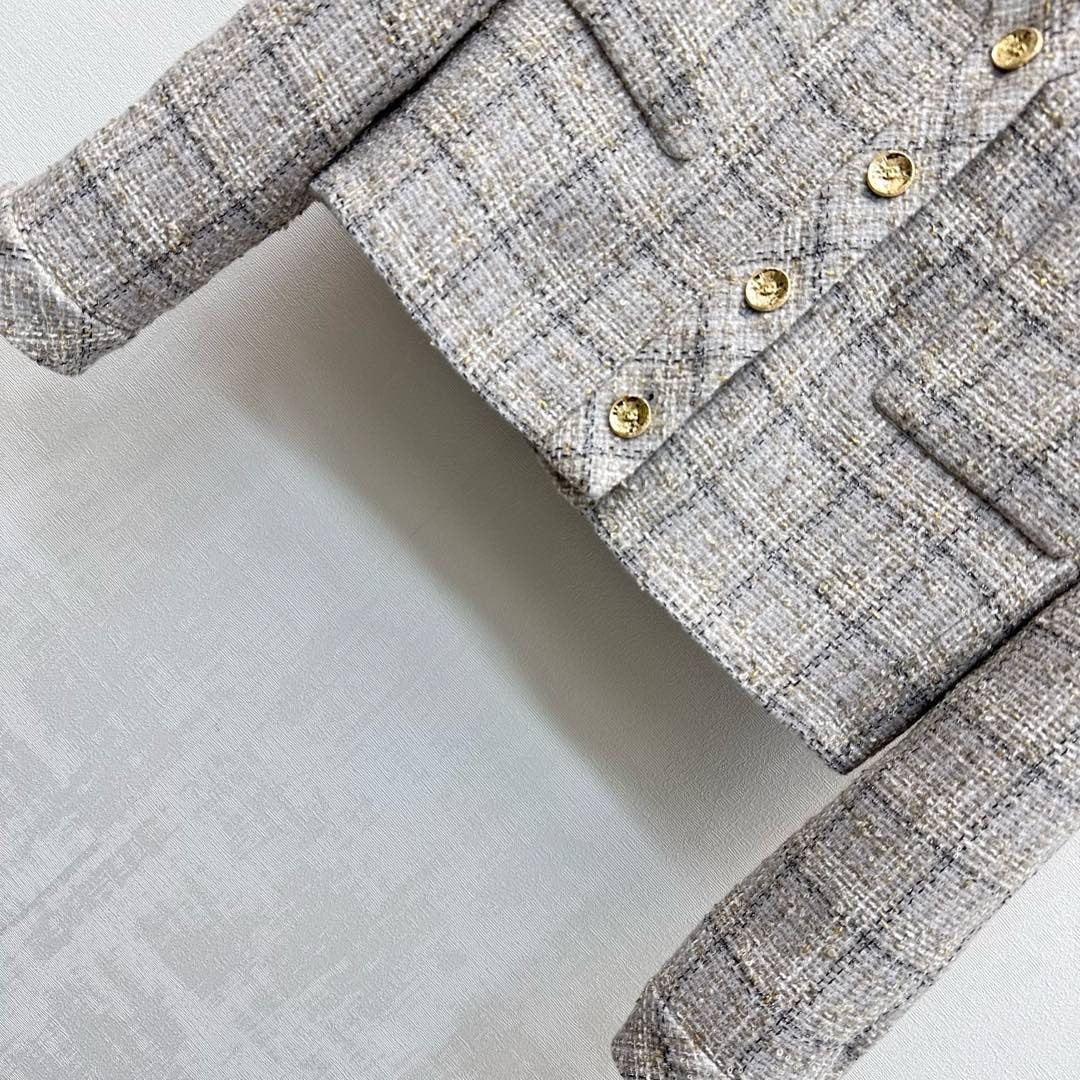 V-neck dress jacket