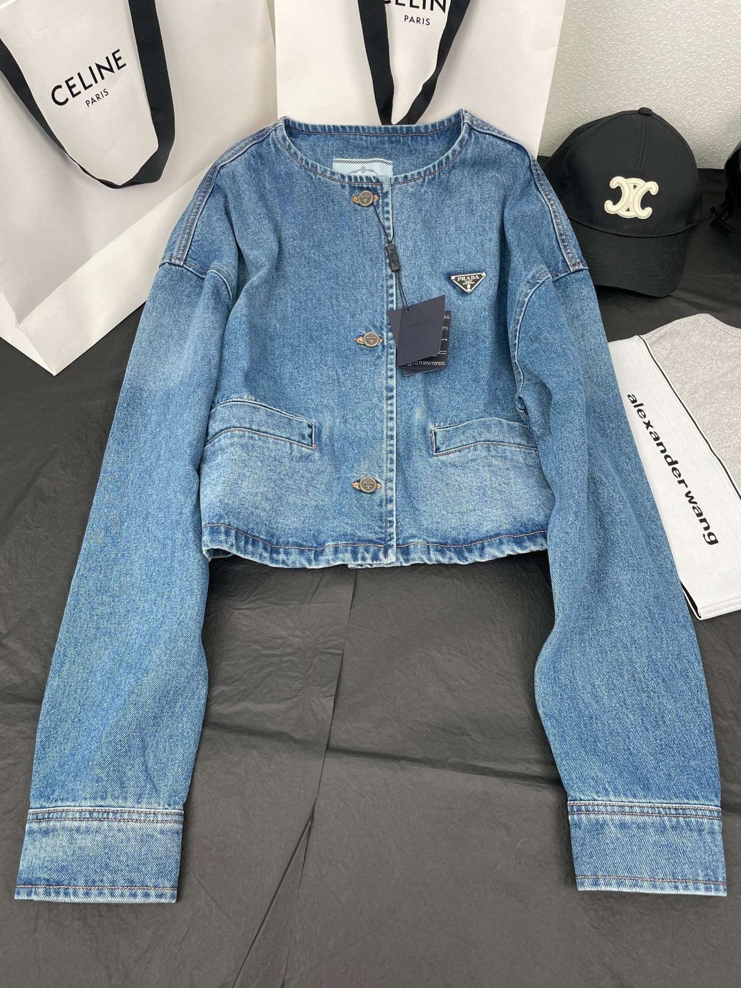 Veste zippée à manches longues et à capuche imprimée