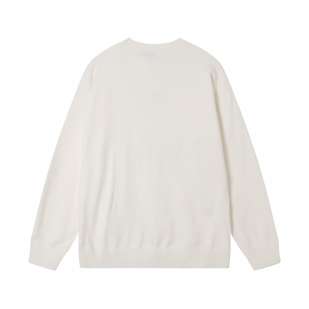 Cardigan doux en tricot avec logo Double C