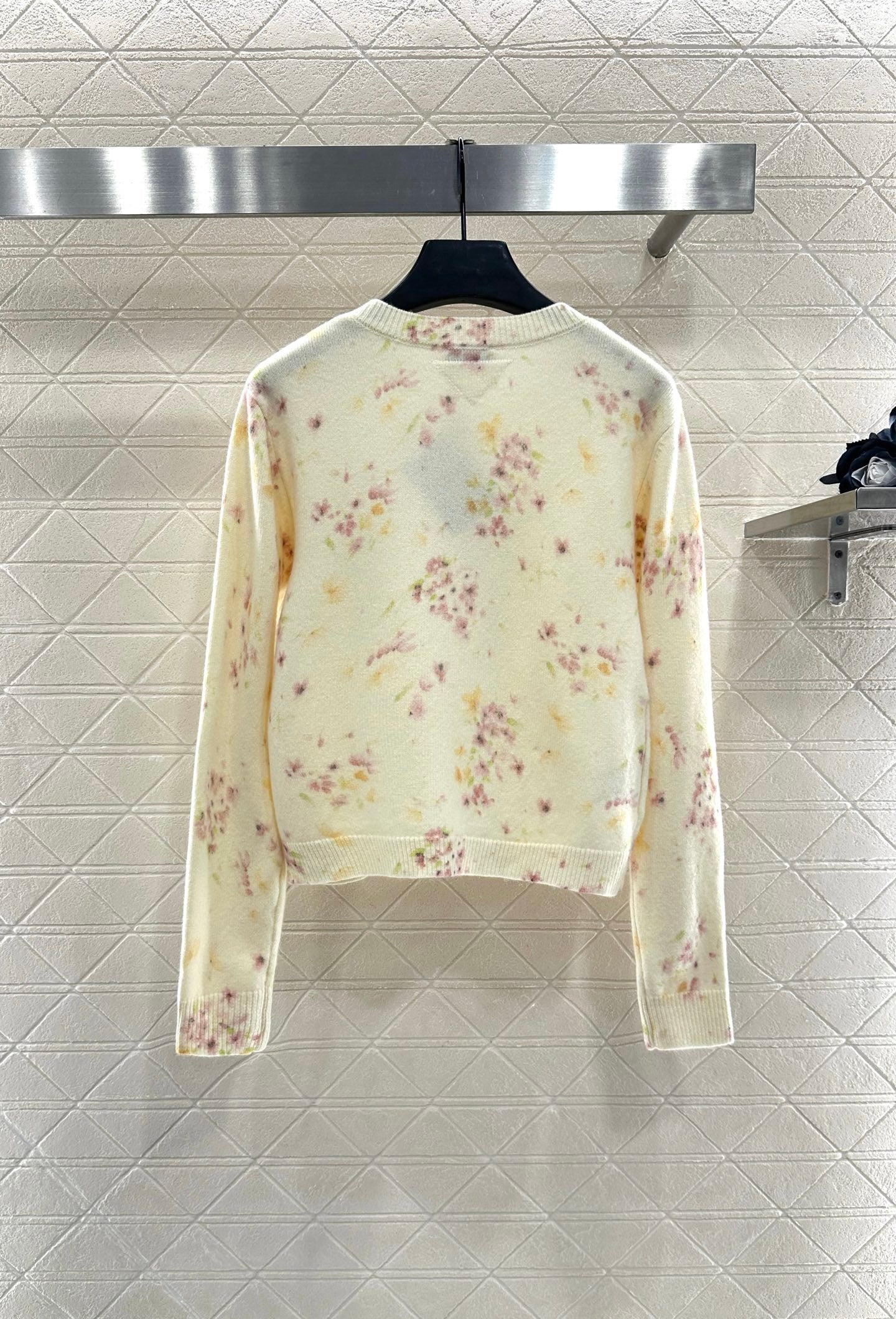 Cardigan doux en tricot avec logo Double C