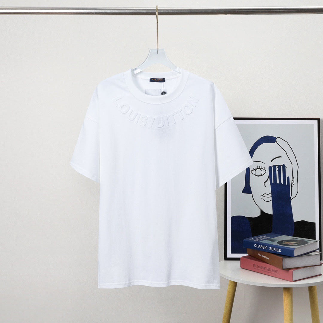 🔥🔥24FW NOUVEAU T-shirt lettre L en relief 3D 