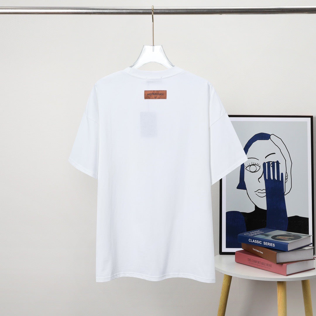 🔥🔥24FW NOUVEAU T-shirt lettre L en relief 3D 