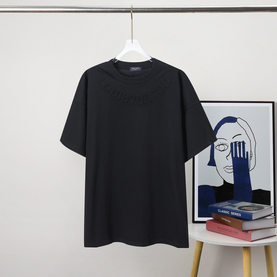 🔥🔥24FW NOUVEAU T-shirt lettre L en relief 3D 