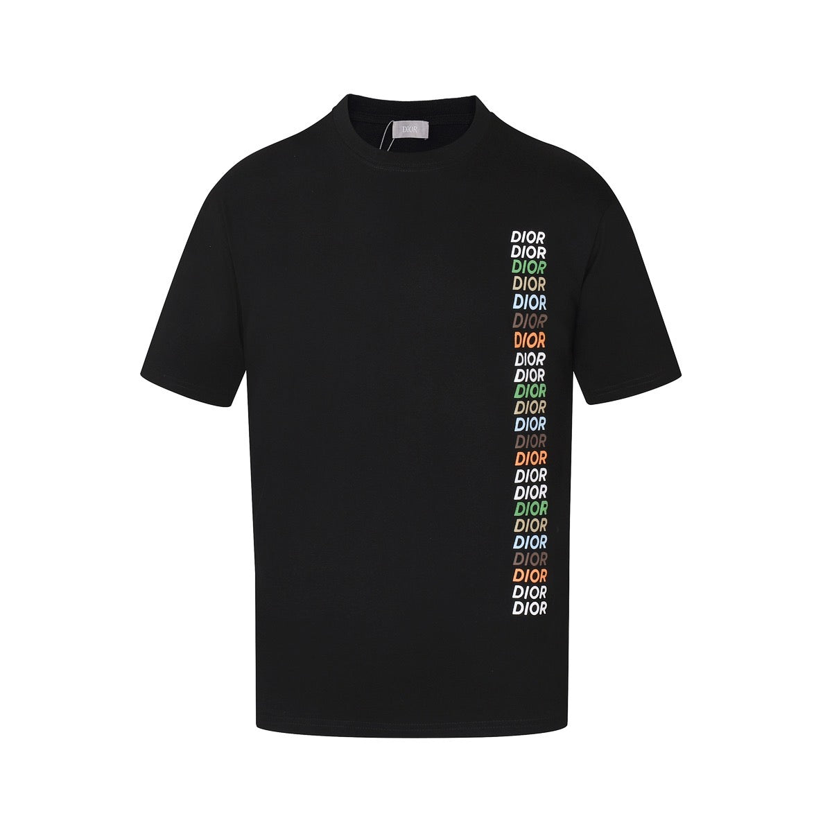 🔥🔥🔥24FW CD T-shirt classique en sergé de couleur avec lettres