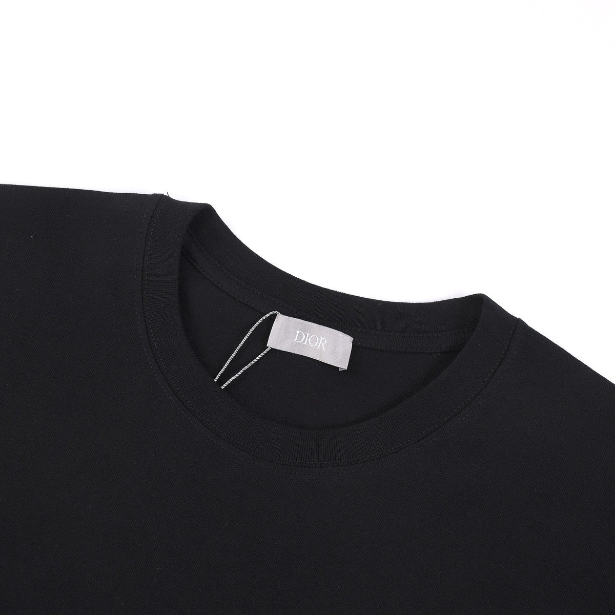 🔥🔥🔥24FW CD T-shirt classique en sergé de couleur avec lettres