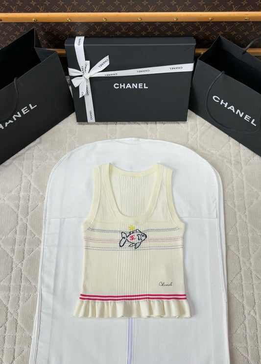 Camisole en tricot 25P Fish
