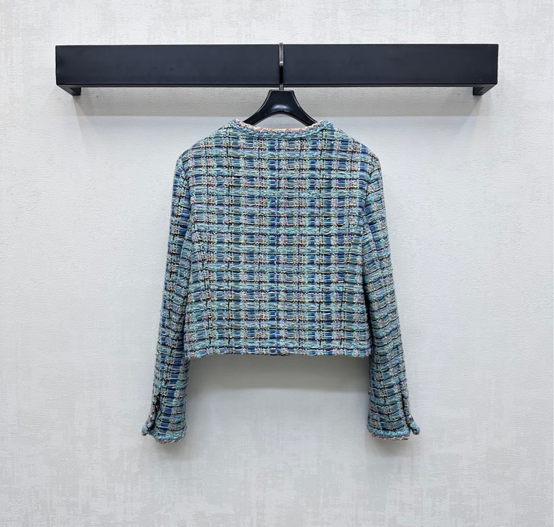 Veste habillée tressée avec ourlet à reliure