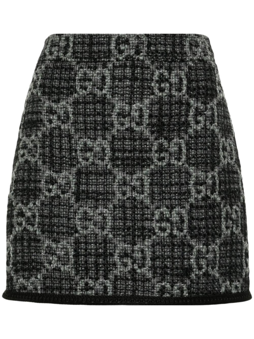 mini-jupe en tweed