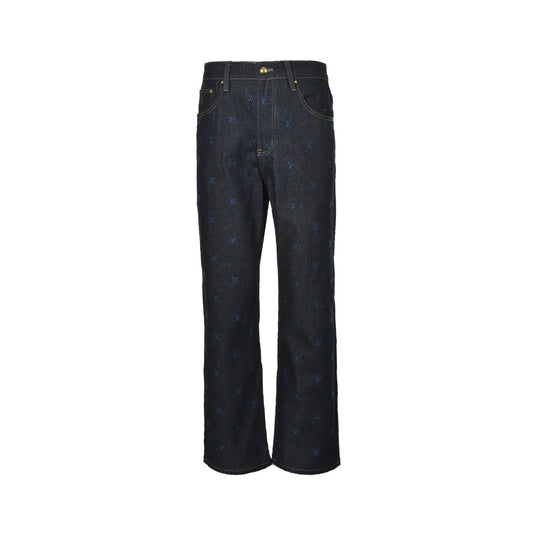 Ensemble jean entièrement brodé avec logo 24Fw