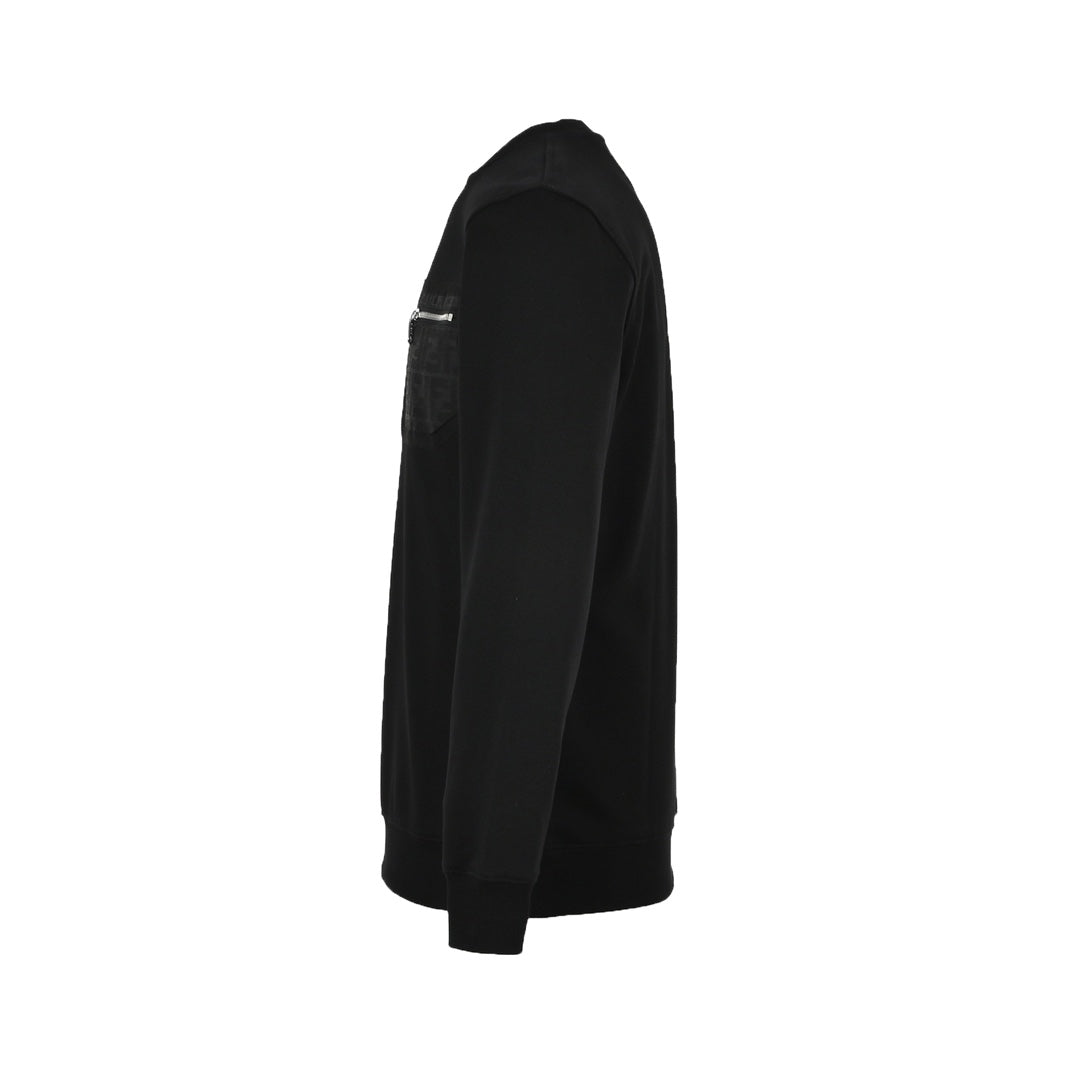 Sweatshirt mit Reißverschlusstasche auf der Brust