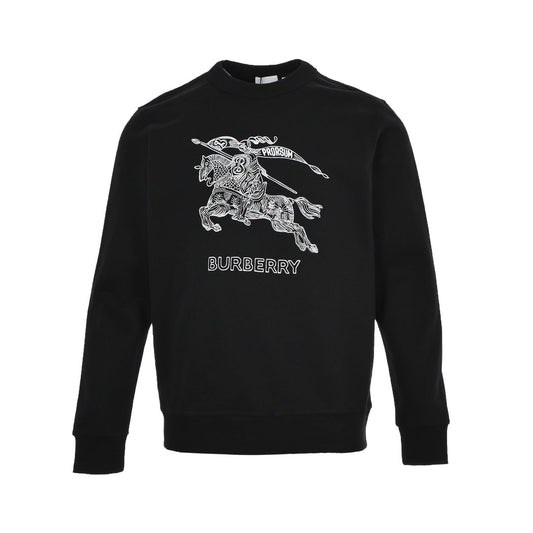 Sweatshirt mit Rundhalsausschnitt und War Horse-Stickerei